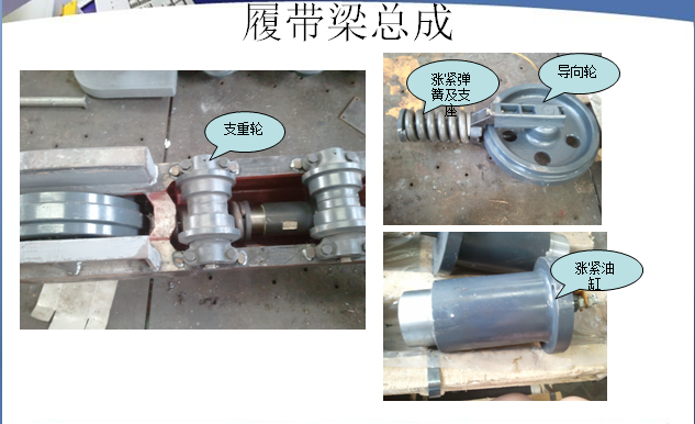 扒渣機配件履帶梁總成